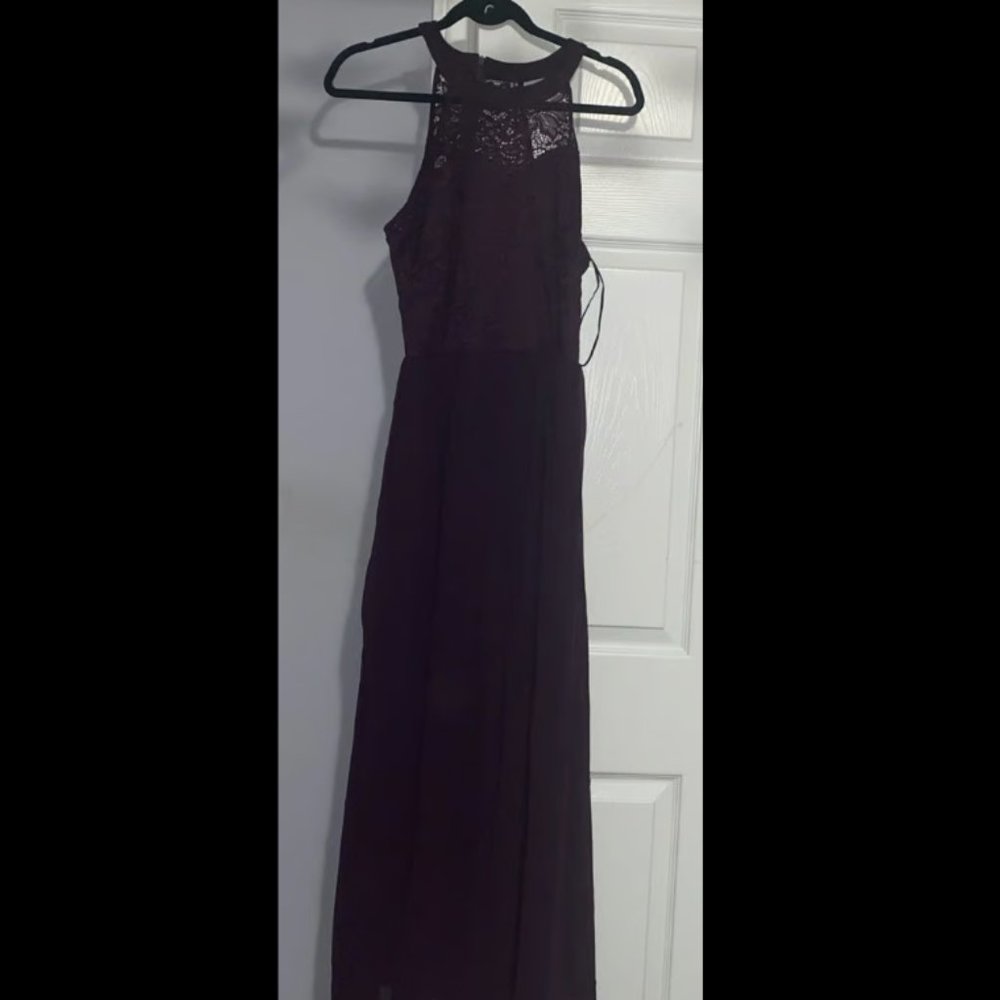 Women's size XL Wedtrend bridesmaids dress in maroon, bridal party dress